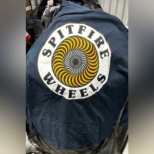 Spitfire Wheels Mens Size Large Long Sleeve in Navy Blue NWT